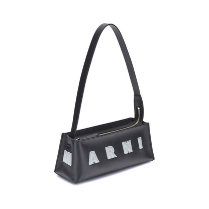 Black Calf Leather Bos Taurus Shoulder Bag