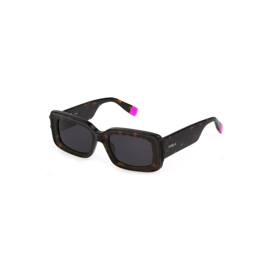 Brown Plastic Women's Sunglass