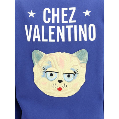 Blue Cotton Sweatshirt