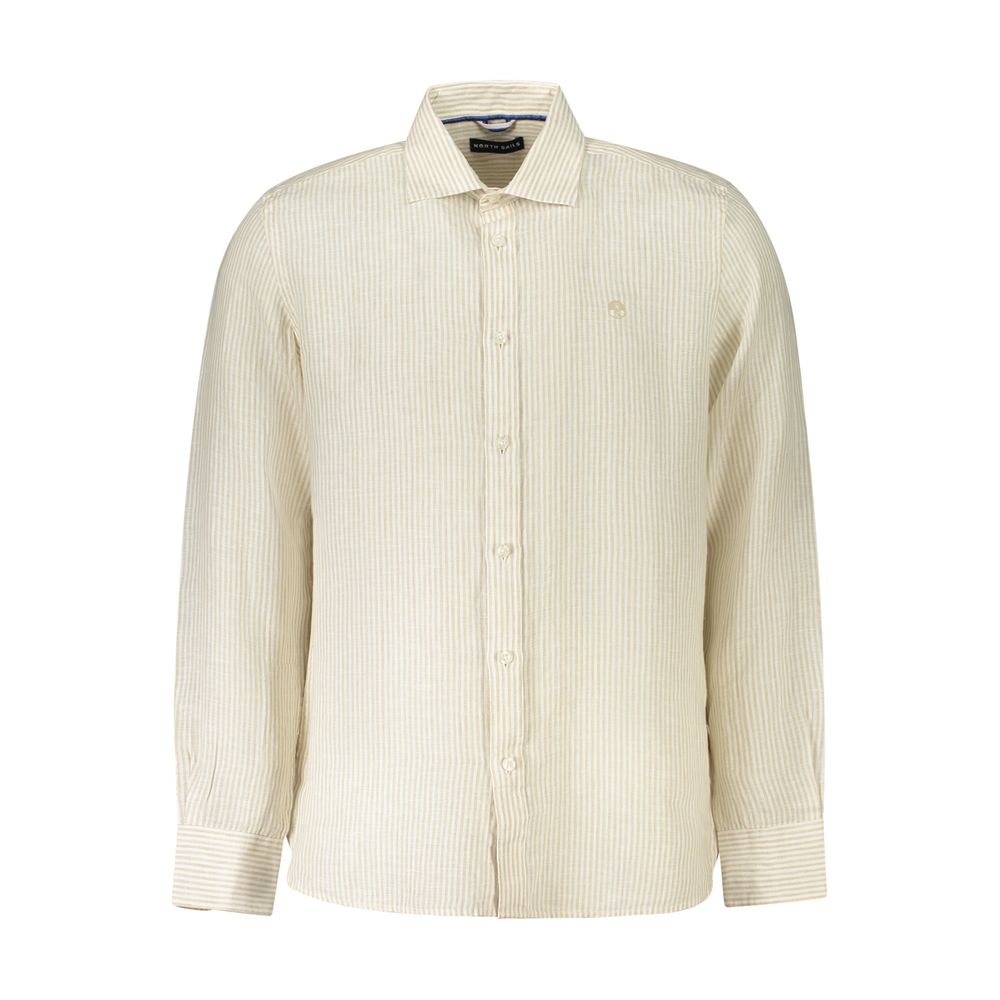 Beige Linen Shirt