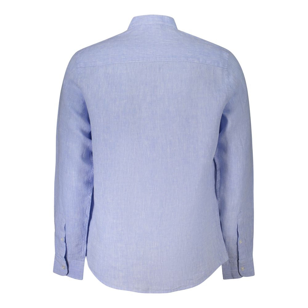 Azzurro Linen Men Shirt