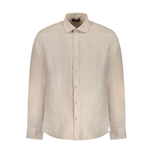 Beige Linen Shirt