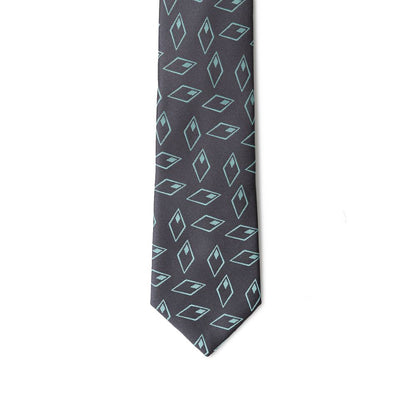 Gray Silk Tie