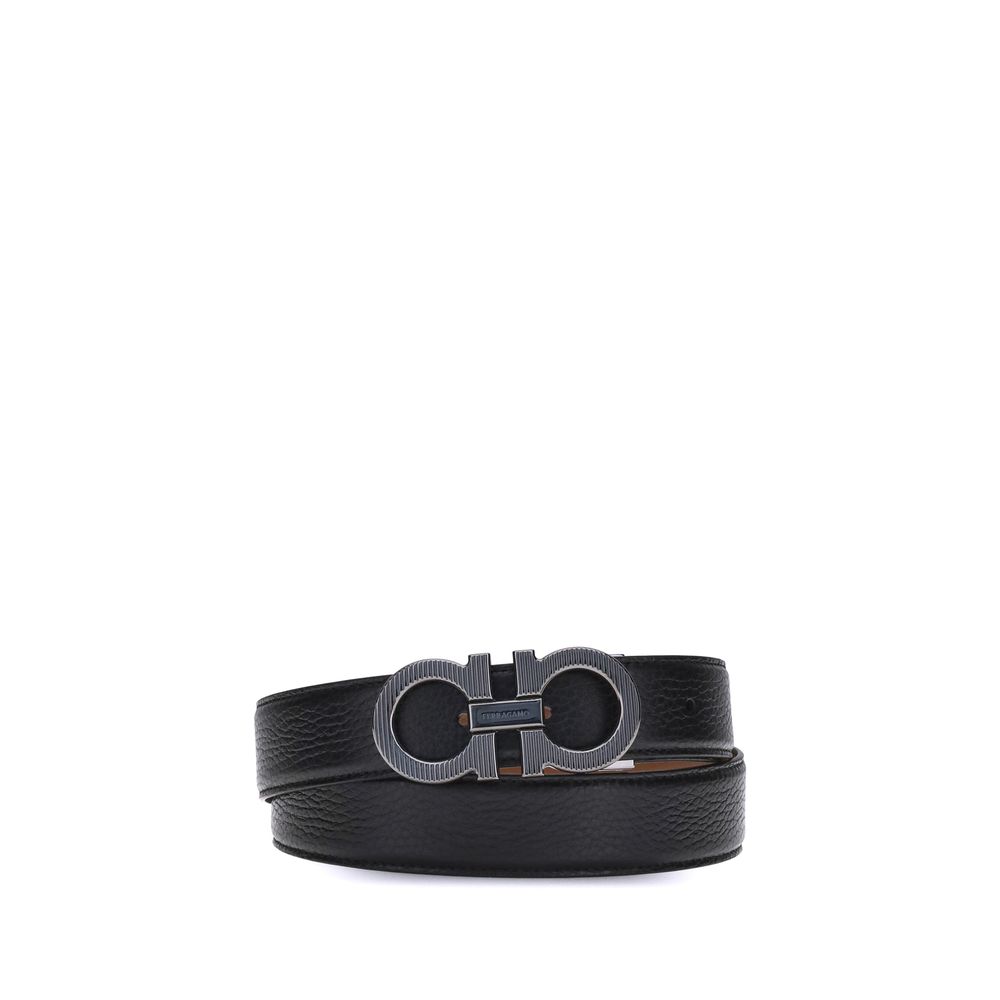 Black Calf Leather Bos Taurus Regular Belt