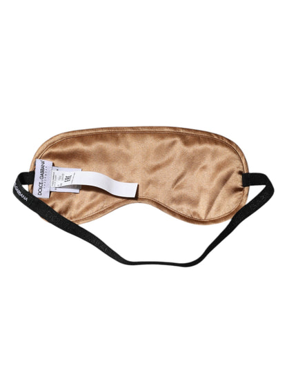 Beige Men Regular Boxer Eye Mask Set Underwear