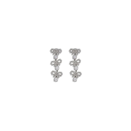 Silver Metal Earrings
