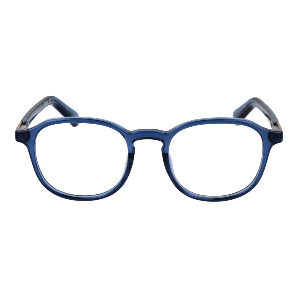 Blue Plastic & Metal Glasses (Frames)