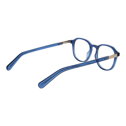 Blue Plastic & Metal Glasses (Frames)