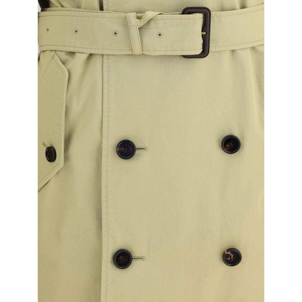 Beige Cotton Coat