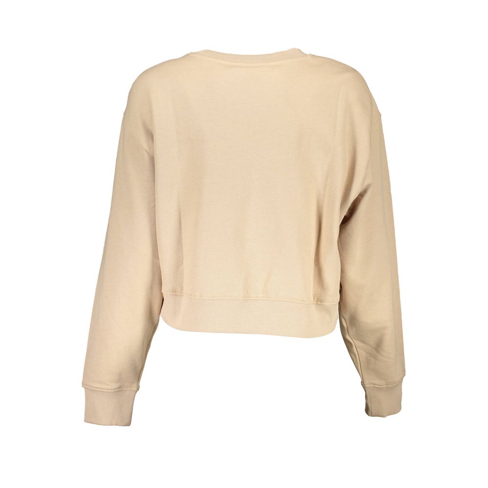 Beige Cotton Women Sweater