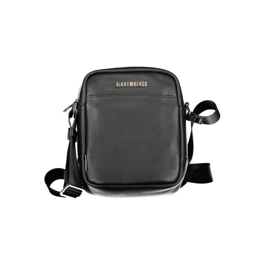 Black Polyethylene Shoulder Bag