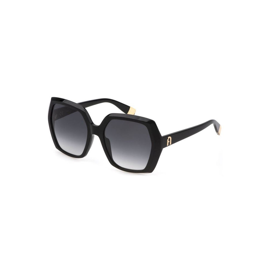 Black Acetate Women Sunglasses