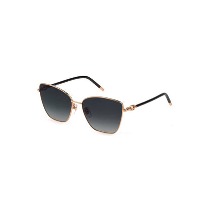 Gold Metal Women Sunglass
