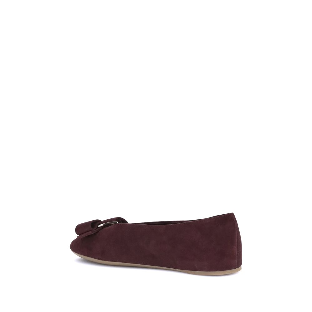 Bordeaux Goatskin Ballet Flats