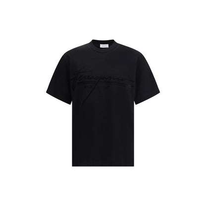Black Cotton T-Shirt