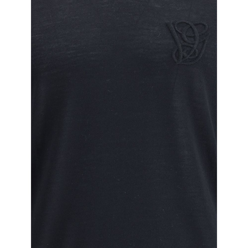 Black Fleece Wool Sweatshirt