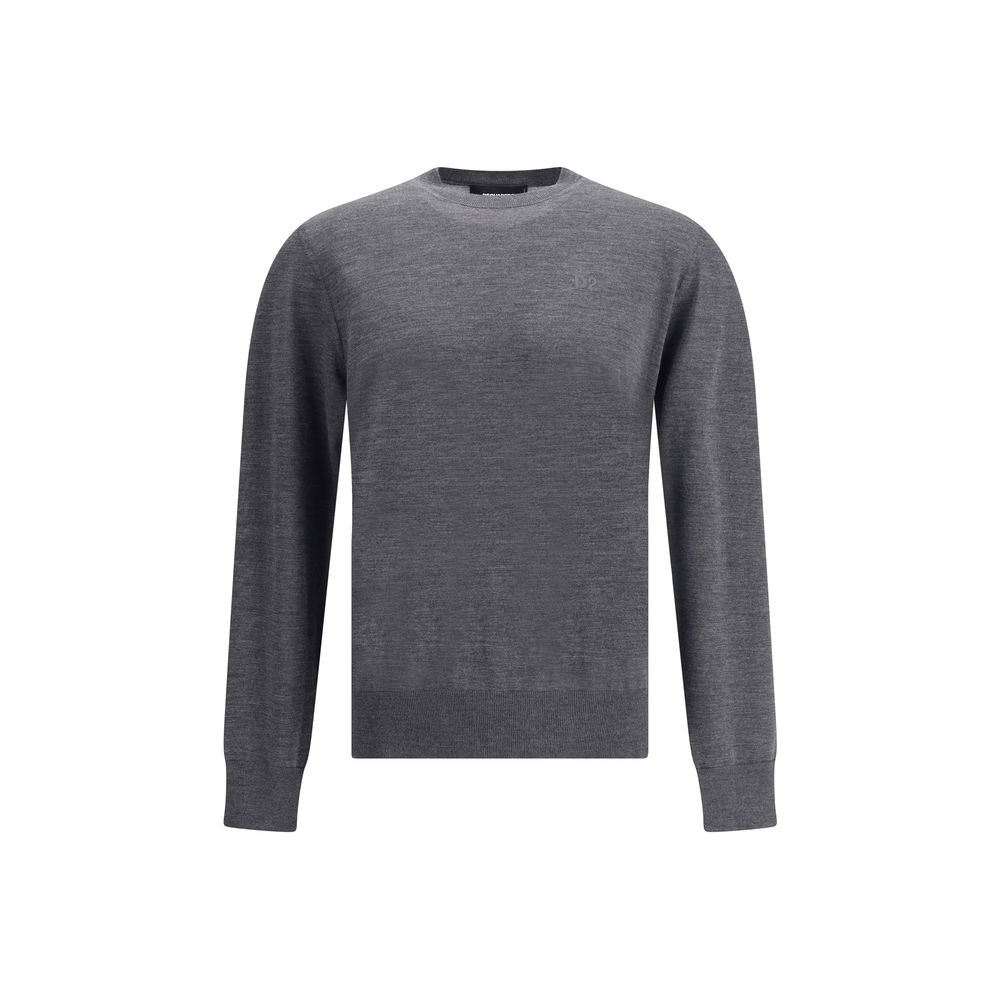 Gray Fleece Wool Sweatshirt