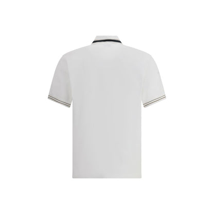 White Cotton Polo Shirt