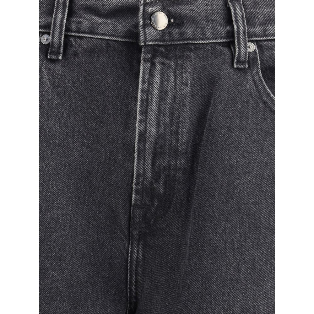 Black Cotton Bermuda Shorts