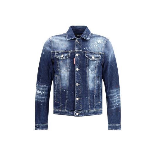 Blue Cotton Denim Jacket
