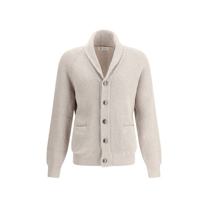 Beige Cotton Cardigan