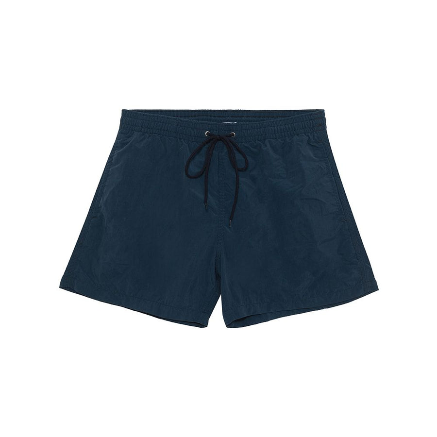 Blue Polyester Shorts