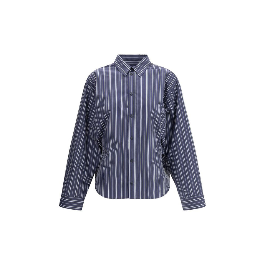 Blue Cotton Pattern Shirt