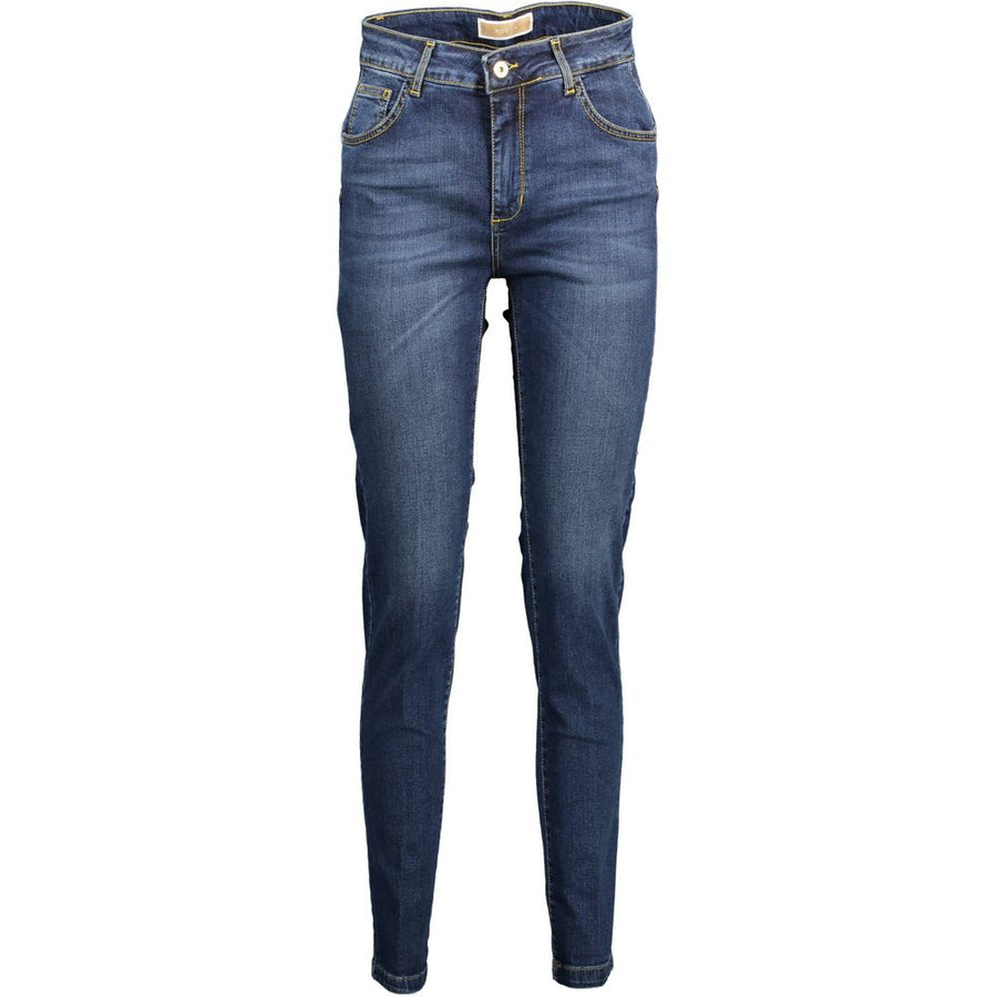Blue Cotton Women Jean