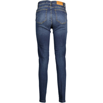 Blue Cotton Women Jean