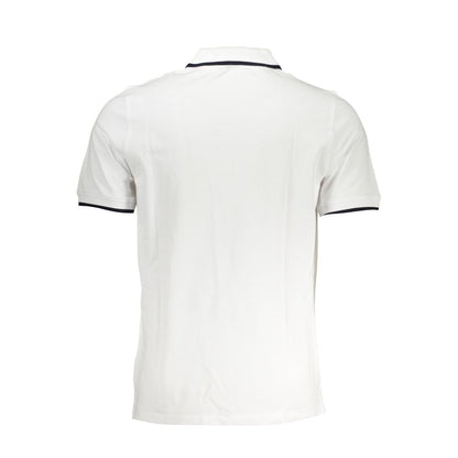 White Cotton Polo Shirt