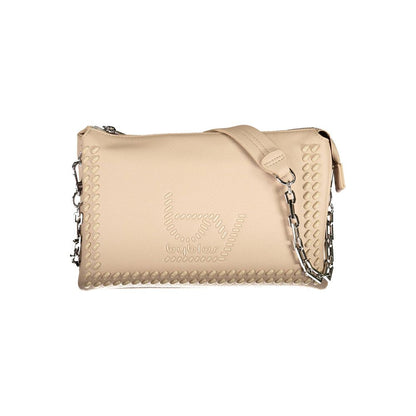 Beige Polyethylene Handbag