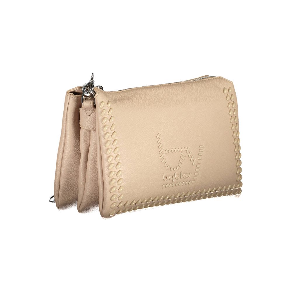 Beige Polyethylene Handbag