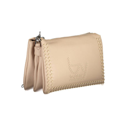 Beige Polyethylene Handbag
