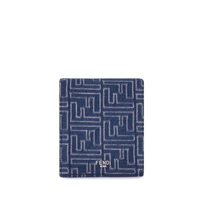 Blue Fabric Wallet