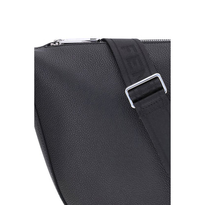 Black Calf Leather Bos Taurus Shoulder Bag