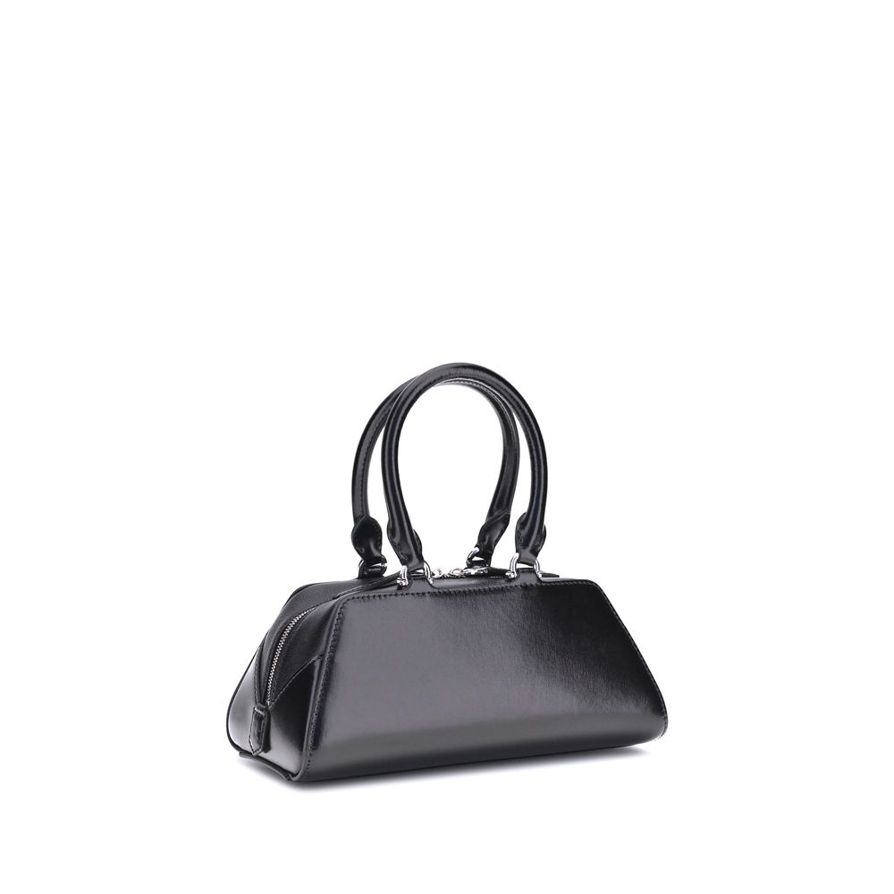 Black Calf Leather Bos Taurus Handbag