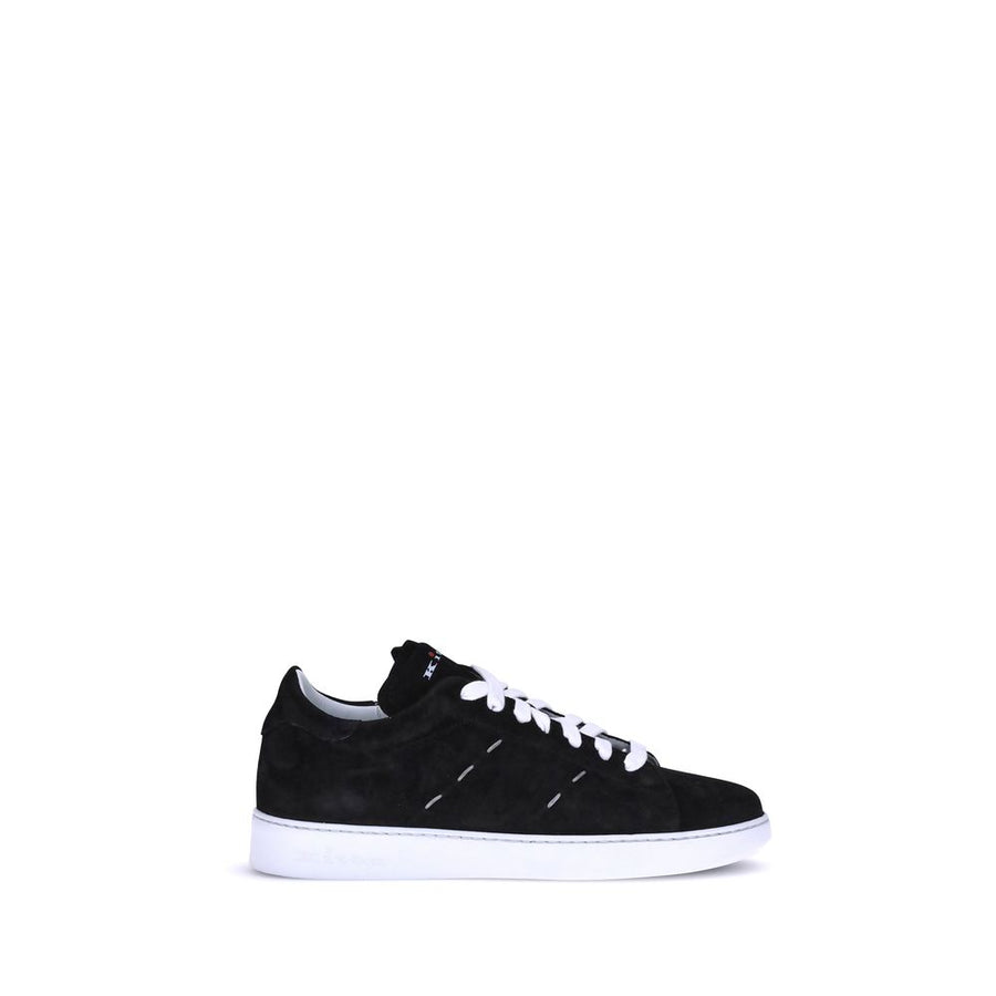 Black Rubber Low Top Sneakers