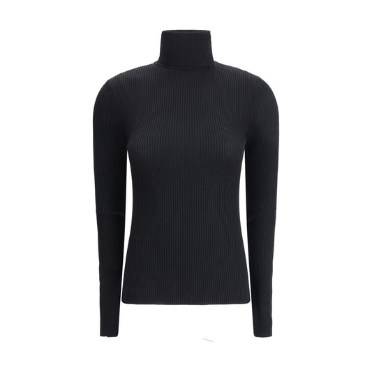 Black Fleece Wool Turtleneck