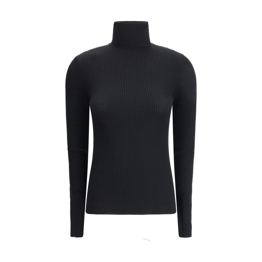 Black Fleece Wool Turtleneck
