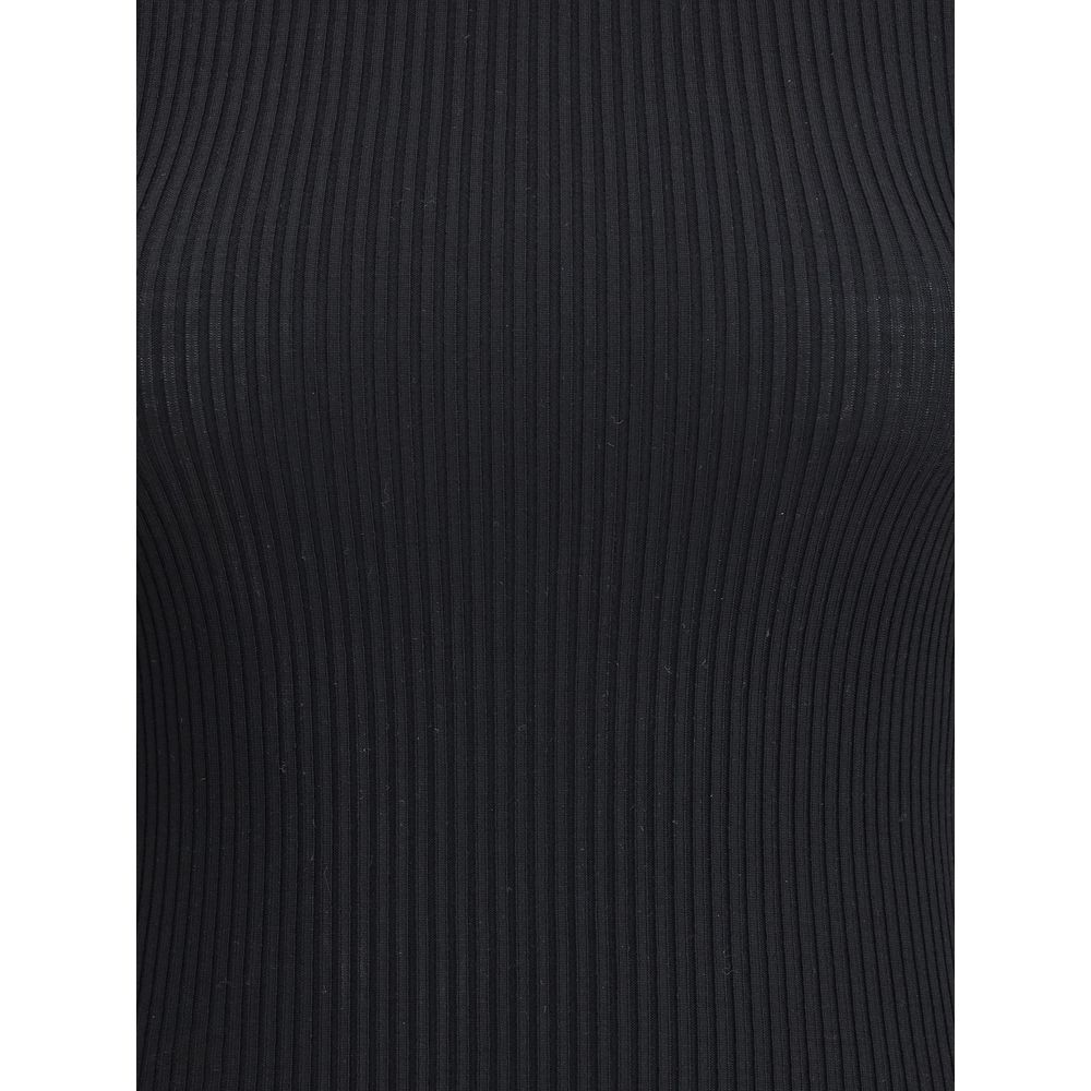 Black Fleece Wool Turtleneck