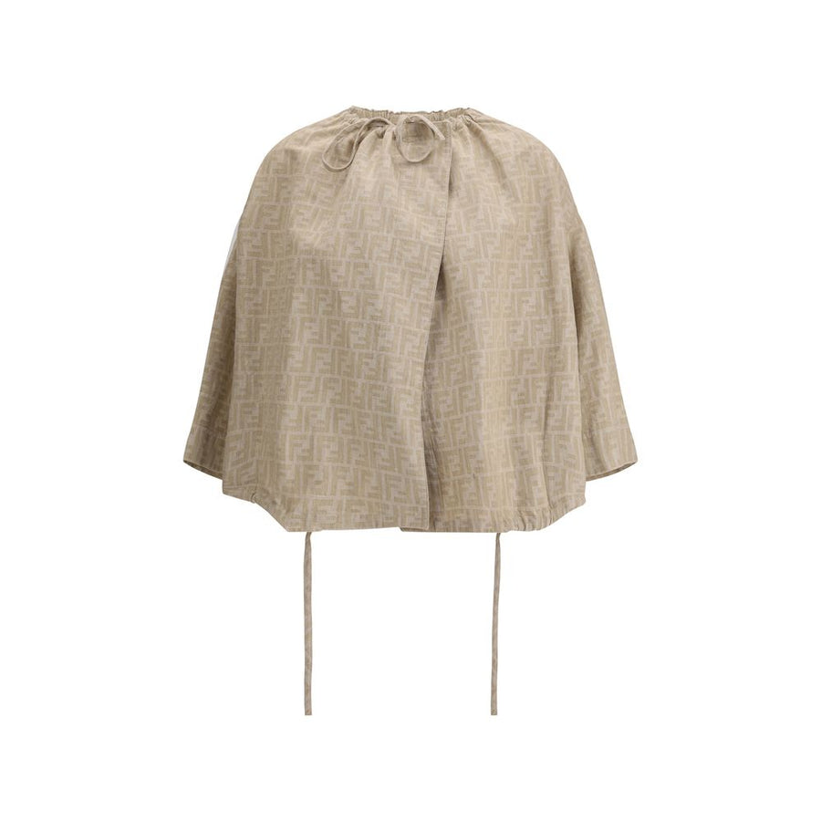 Beige Cotton Cloacks