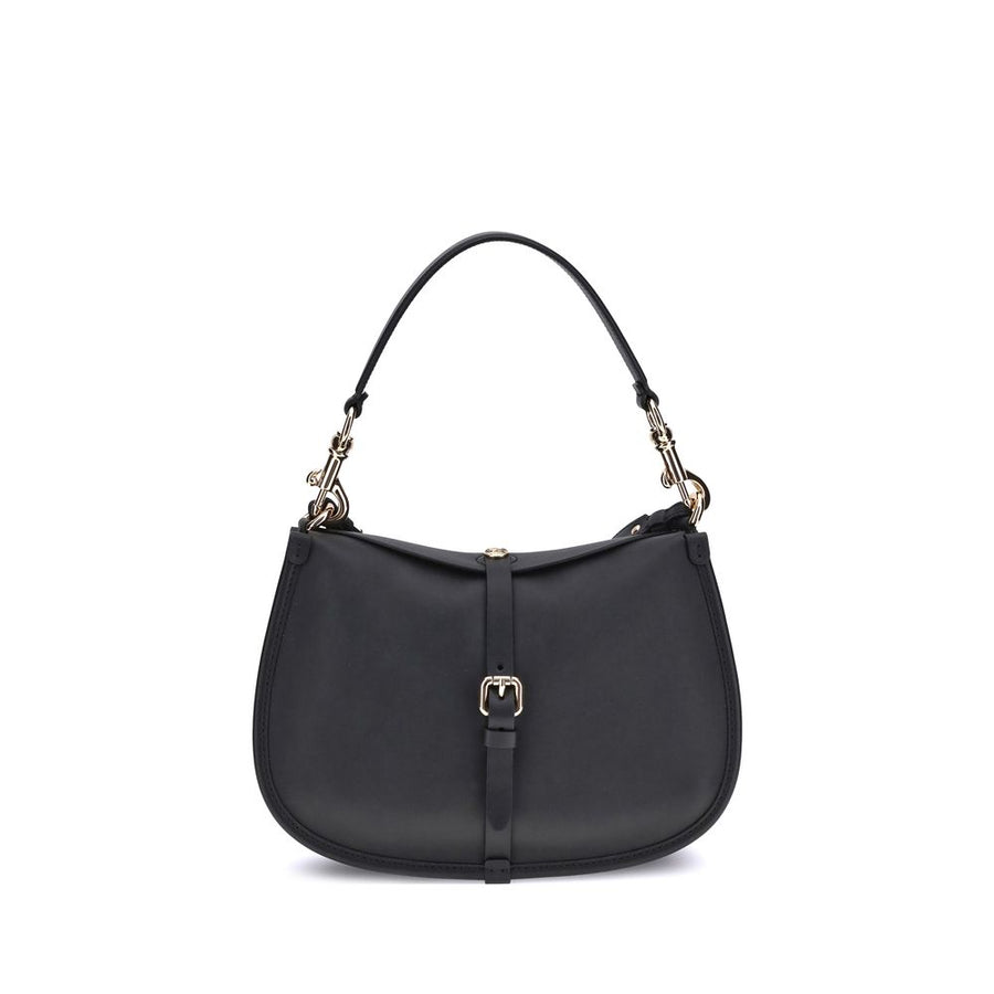 Black Calf Leather Bos Taurus Shoulder Bag