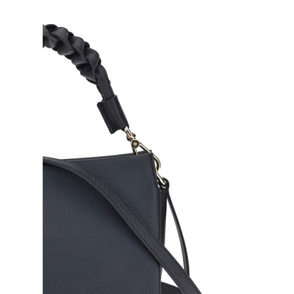 Black Calf Leather Bos Taurus Shoulder Bag