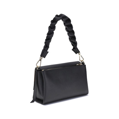 Black Calf Leather Bos Taurus Shoulder Bag