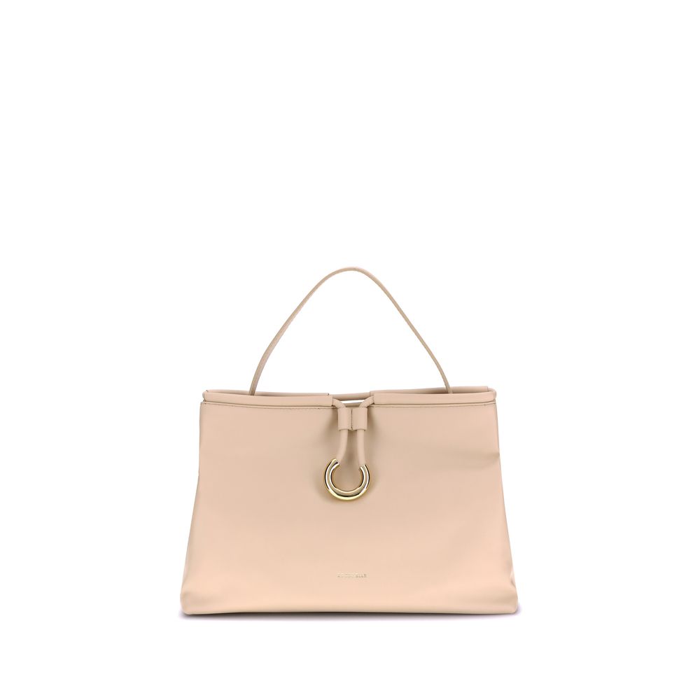 Cream Calf Leather Bos Taurus Handbag