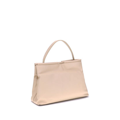 Cream Calf Leather Bos Taurus Handbag