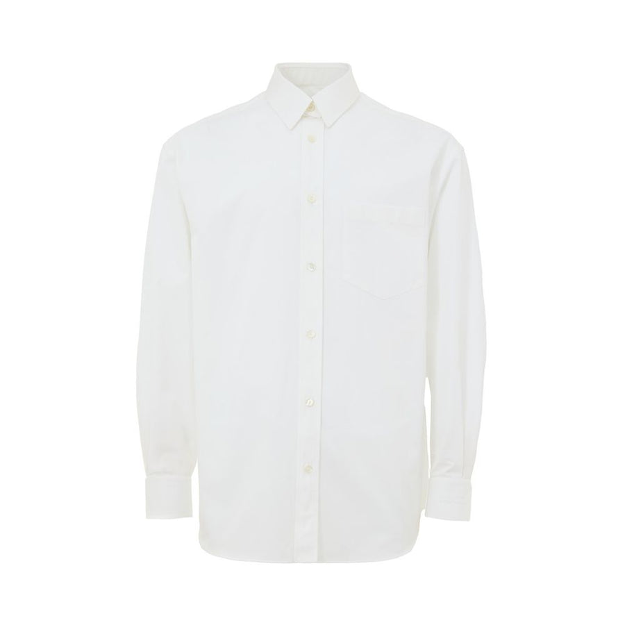 White Cotton Dress Shirt