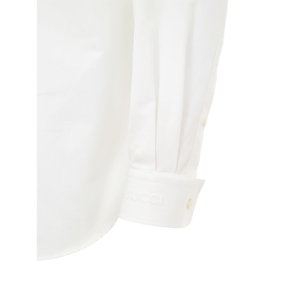 White Cotton Dress Shirt