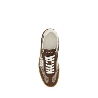 Brown Calf Leather Bos Taurus Low Top Sneakers