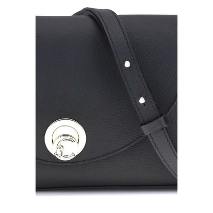 Black Calf Leather Bos Taurus Shoulder Bag